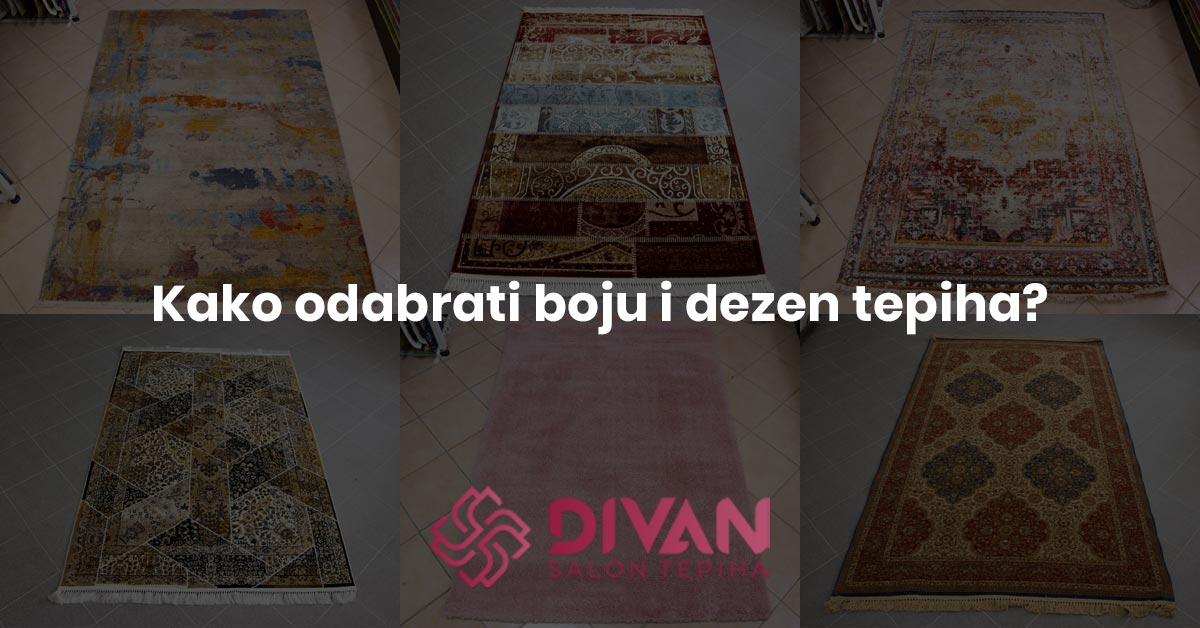 Kako odabrati boju i dezen tepiha